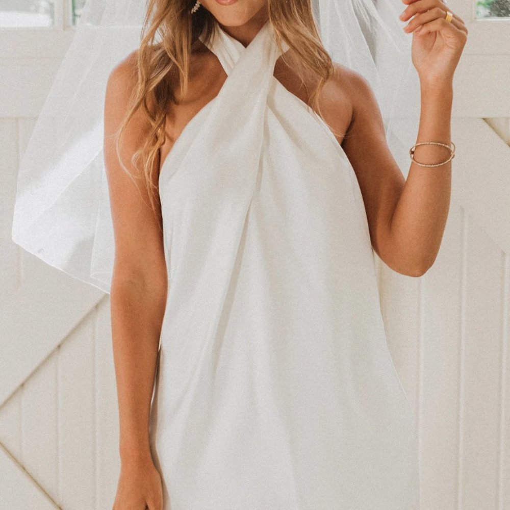 Show Me Your MuMu Jasmine Halter Mini Dress